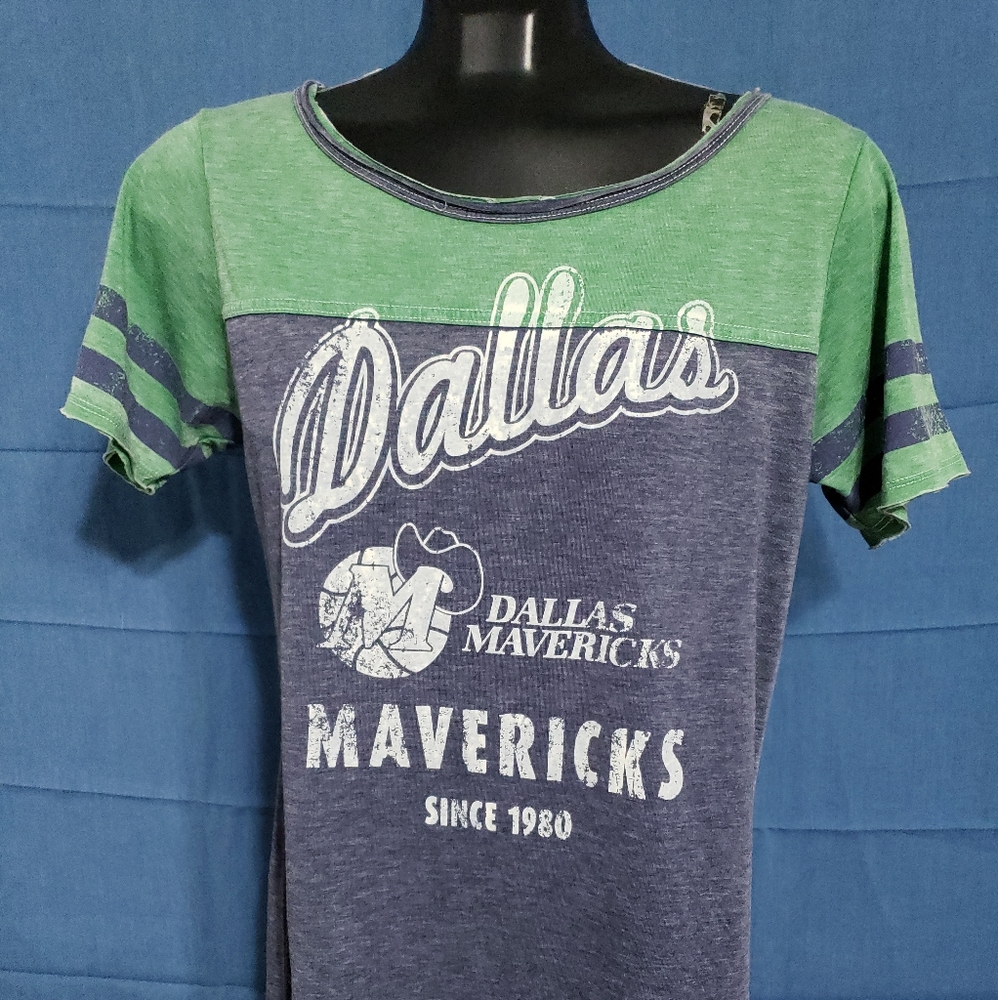 DALLAS MAVS womens vintage look Tee